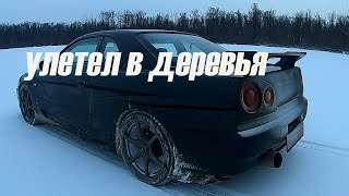 #8 ремонт субару ,разведка на озеро,ЧУТЬ НЕ РАЗМОТАЛ SKYLINE!!!(