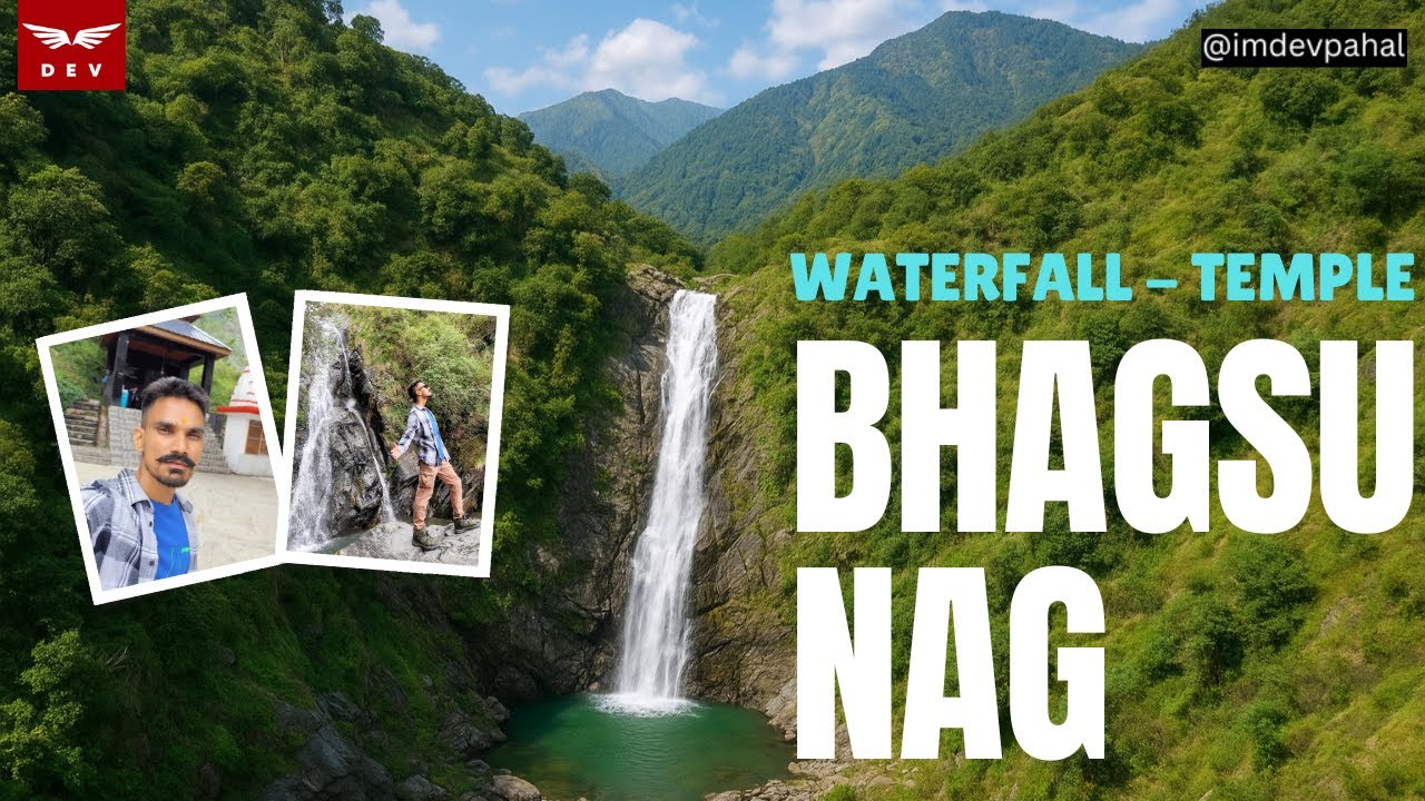 Bhagsunag Waterfall Trek & Temple Darshan | McLeodganj Dharamshala Vlog | Himachal Pradesh