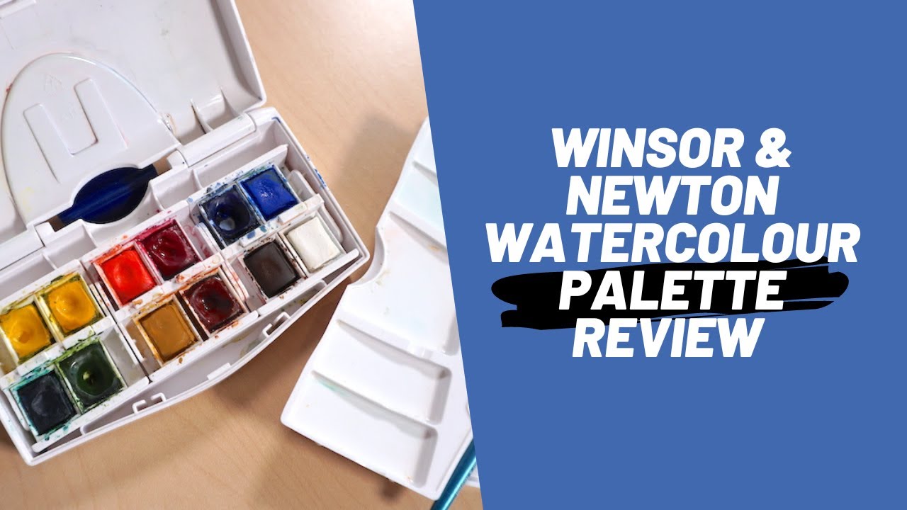 Winsor & Newton Cotman Portable Travel Watercolor Paint Set 16