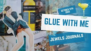 Glue with me!  Gluebook Session 132  Magazine Collage Art