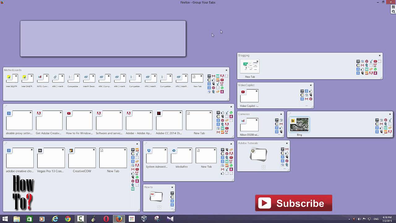 How to hide Tabs in Firefox Browser ? - YouTube