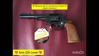 💖 Weihrauch HW-7S .22lr Revolver 6" Barrel 💖 #22lrrevolver #22longrifle #22lr #22lrpistol #pistola