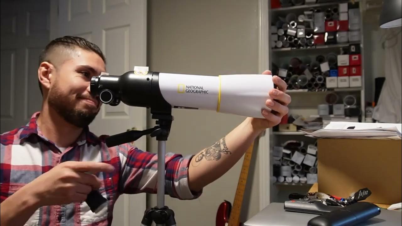UNBOXING A NATIONAL GEOGRAPHIC TELESCOPE YouTube