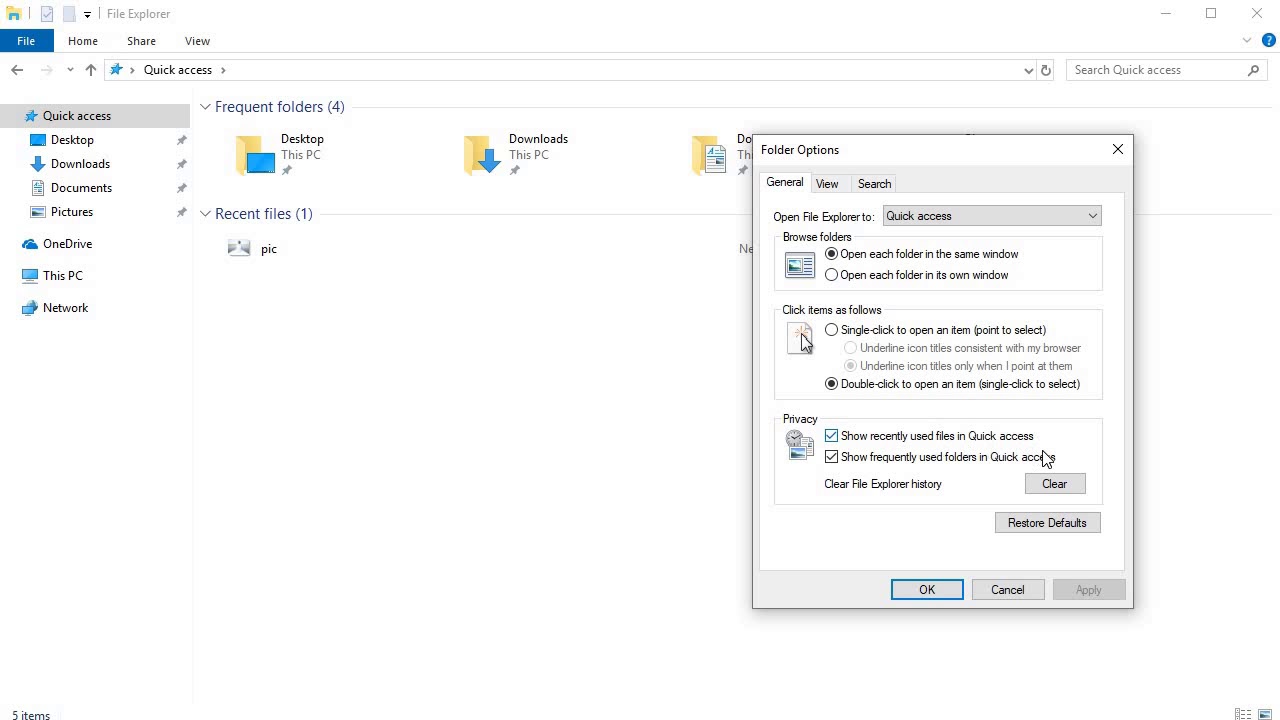 How To Clear Your File Explorer “recent Files” History In Windows 10