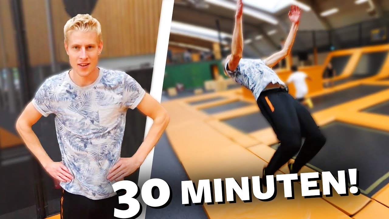 BINNEN 30 MINUTEN EEN BACKFLIP LEREN | Boazvb