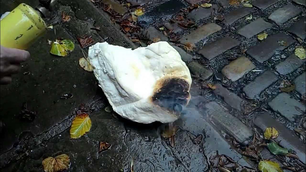 Icynene spray foam insulation flammability test YouTube