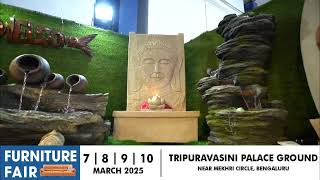 Furniture Fair 7th to 10th Mar-25 @ Tripuravasini Palace Grounds, Near Mekhri Circle, Bengaluru