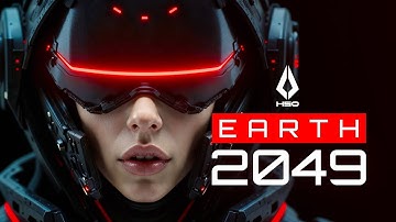 Earth 2049 / Ambient SCI-FI Music video / 4K