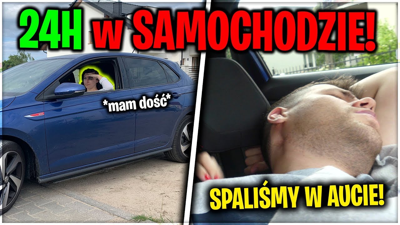 SPĘDZILIŚMY 24H W SAMOCHODZIE *nie mogliśmy wyjść* ! Prankowałem ją!
