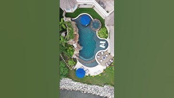 The client wanted the ultimate staycation backyard. How did we do? #insanepools #lucaslagoons #pool