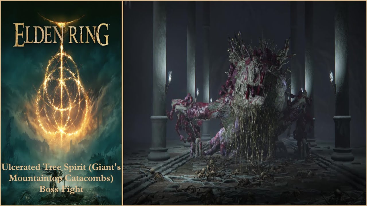 Elden Ring Ulcerated Tree Spirit (Giant's Mountaintop Boss Fight YouTube