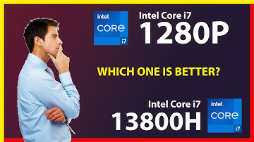INTEL Core i7 1280P vs INTEL Core i7 13800H Technical Comparison