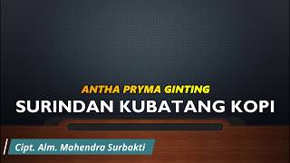 [KARAOKE] Antha Pryma Ginting - Surindan Ku Batang Kopi || Karaoke Lagu Karo
