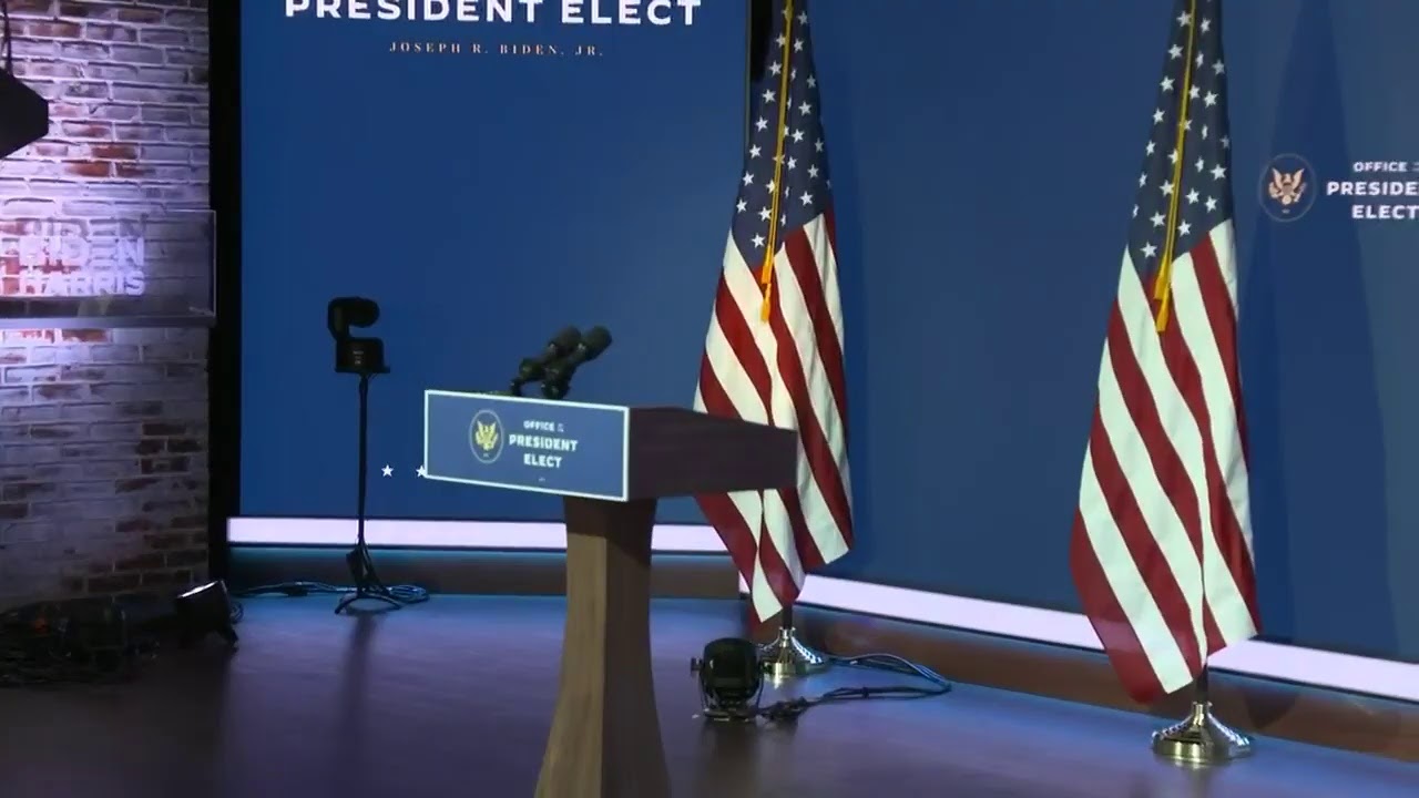 President-elect Joe Biden gives update on COVID-19, economy plans