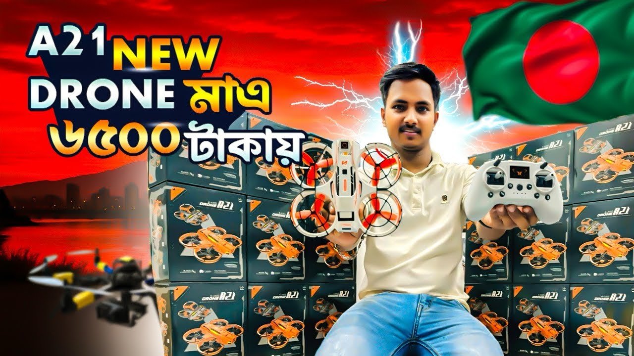 NEW MODEL A21 Racing Drone HD Camera | 2025 Price in Bangladesh Sokher Dtone ￼