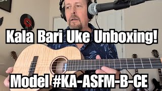 UNBOXING Kala Baritone Ukulele KA-ASFM-B-CE