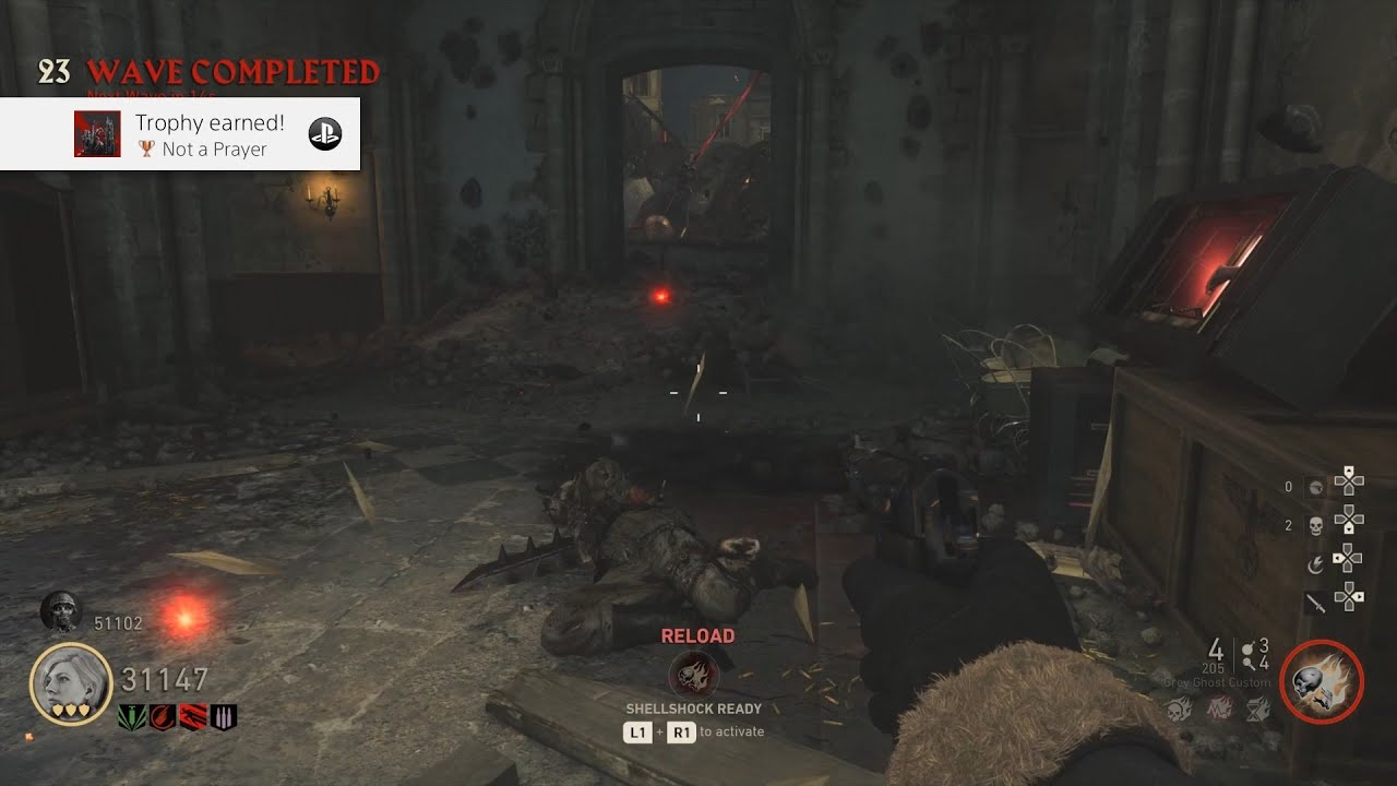 COD: WW2 - The Shadowed Throne - Trophy "Not A Prayer"