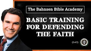 Reasoning With Unbelievers Basic Training For Defending The Faith (2 of 2) Greg Bahnsen