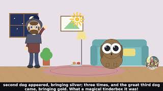 The Tinderbox 🔥🐶 Bedtime story for kids | The Tales of Grandma Moon