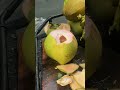 Perfect Coconut Cutting Moment