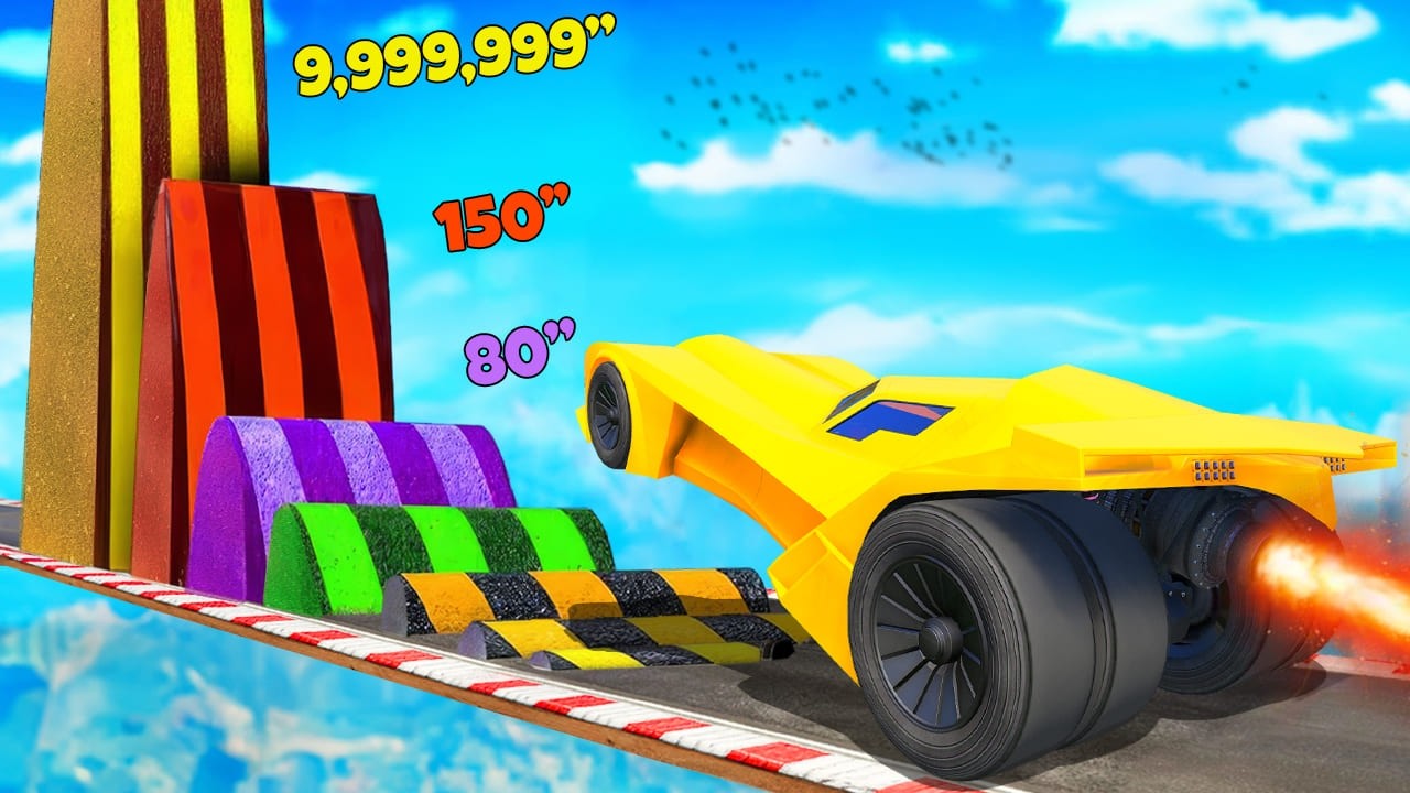 Testing Cars vs HUGE Speed Bumps in GTA 5!