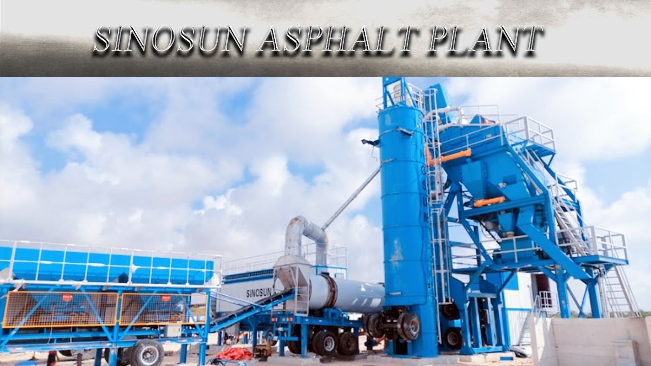 How to Set Up the SINOSUN MAP 100TPH Mobile Asphalt Plant