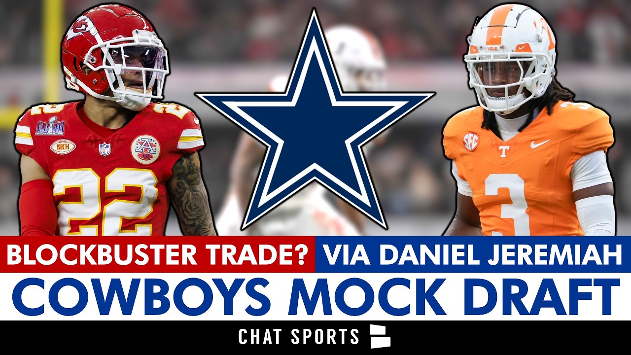 Cowboys Mock Draft From Daniel Jeremiah: BLOCKBUSTER Trent McDuffie Trade Idea + Round 1 Picks