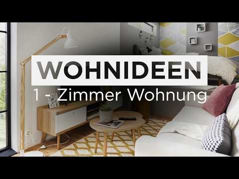 Video: Kleines Ein-Zimmer-Apartment mit einem raffinierten Layout