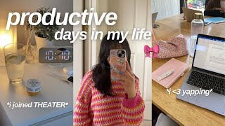 realistic days in my life 🎀 march diaries *studying with a side of yapping*