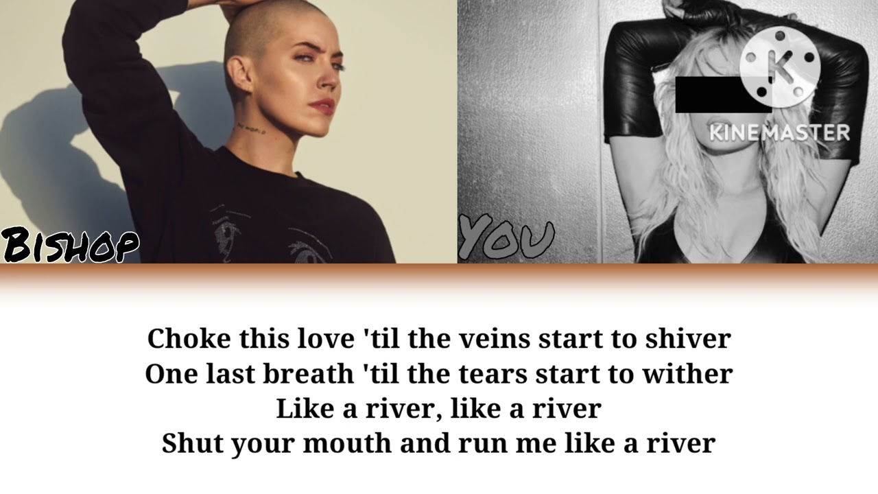 River [Karaoke duet] color coded lyrics  bishop briggs