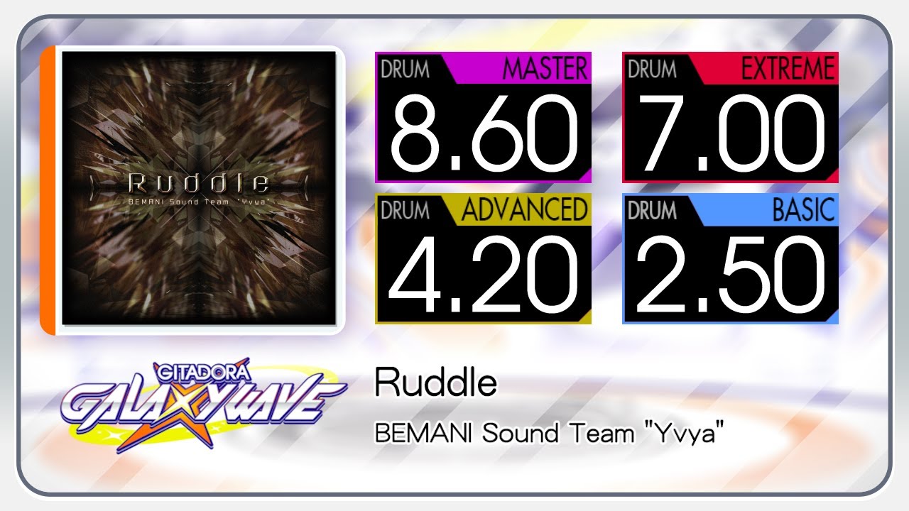 Max Ruddle 【GITADORA】 Ruddle (MASTER ~ BASIC) Drum - YouTube