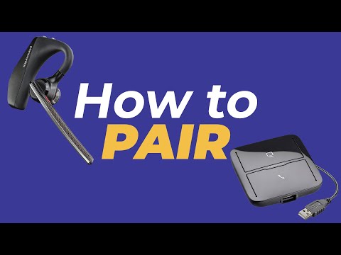 How to pair Plantronics Poly Voyager 5200 UC Bluetooth Headset to BT600 Dongle when using MDA 220