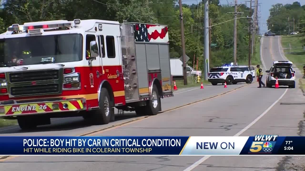 Police: Child hit by car while riding bike in Colerain Township in ...