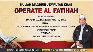 Download lagu AAM 2022; Operate Al-Fatihah, Hikmah Dan Fadhilat Surah Al-Fatihah & Pengajarannya.