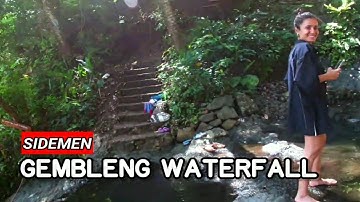 Ada Jacuzzinya!! GEMBLENG WATERFALL SIDEMEN KARANGASEM BALI (02/08/2022)with GoPro Hero7 [4K 50fps]