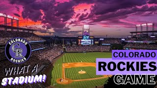 Colorado Rockies STADIUM Tour - Rockies Stadium - Rockies Game - Coors Field - MLB Ballpark - Dodger