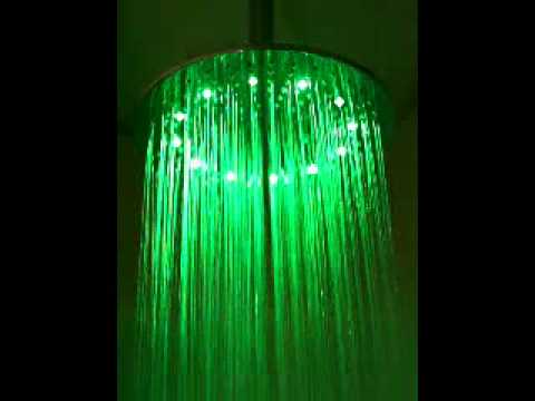 Pommeau Douche Led Multicolor Youtube