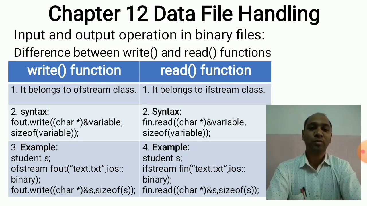 Data file handling Lecture 2 - YouTube