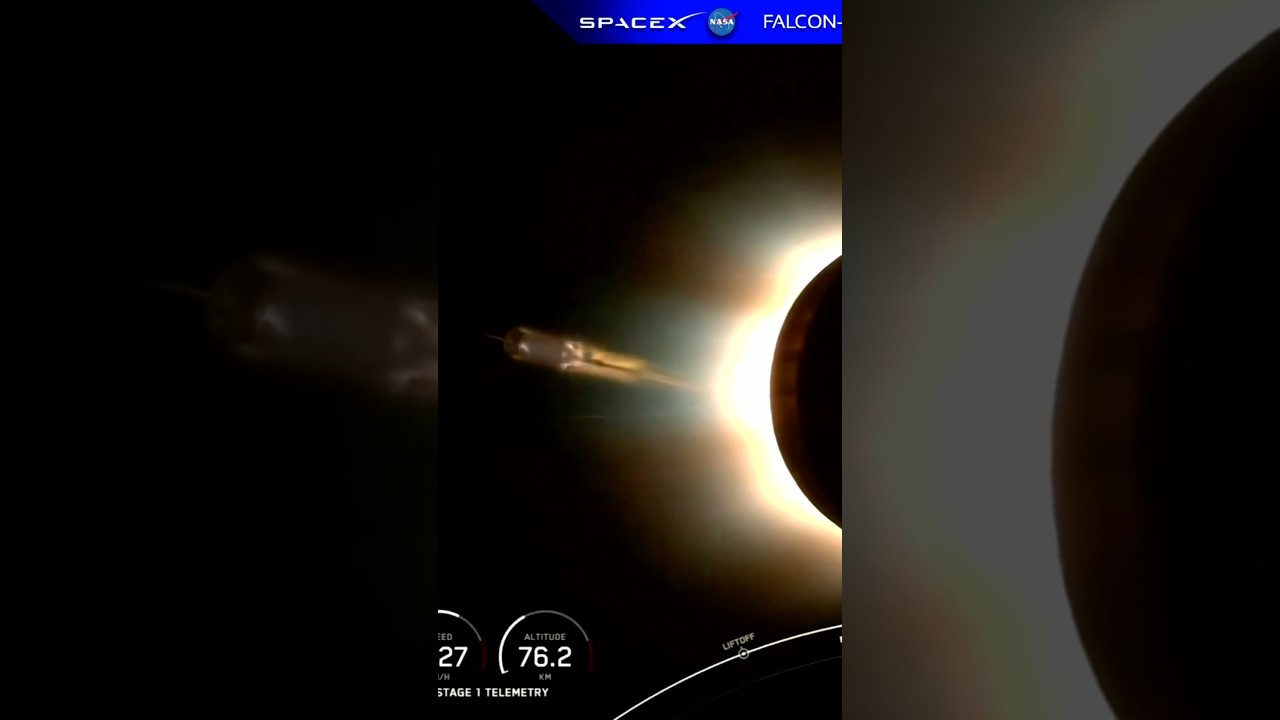 Staging, MVac Ignition, Boostback Burn - CRS SpX-32 - April 21, 2025