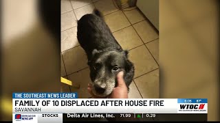 Family displaced by Savannah house fire shares gratitude for community support
