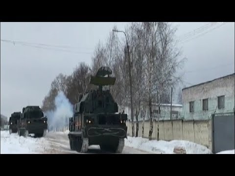 რუსეთის სამხედრო წვრთნები ოკუპირებულ რეგიონებში