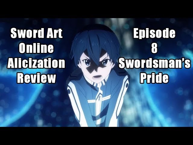 Sword Art Online – Alicization Ep. 8: Kirito in tears