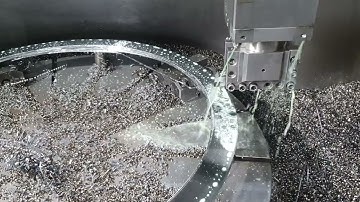 Bearing support plate Machining - CNC Maching, Vertical lathe, Turning