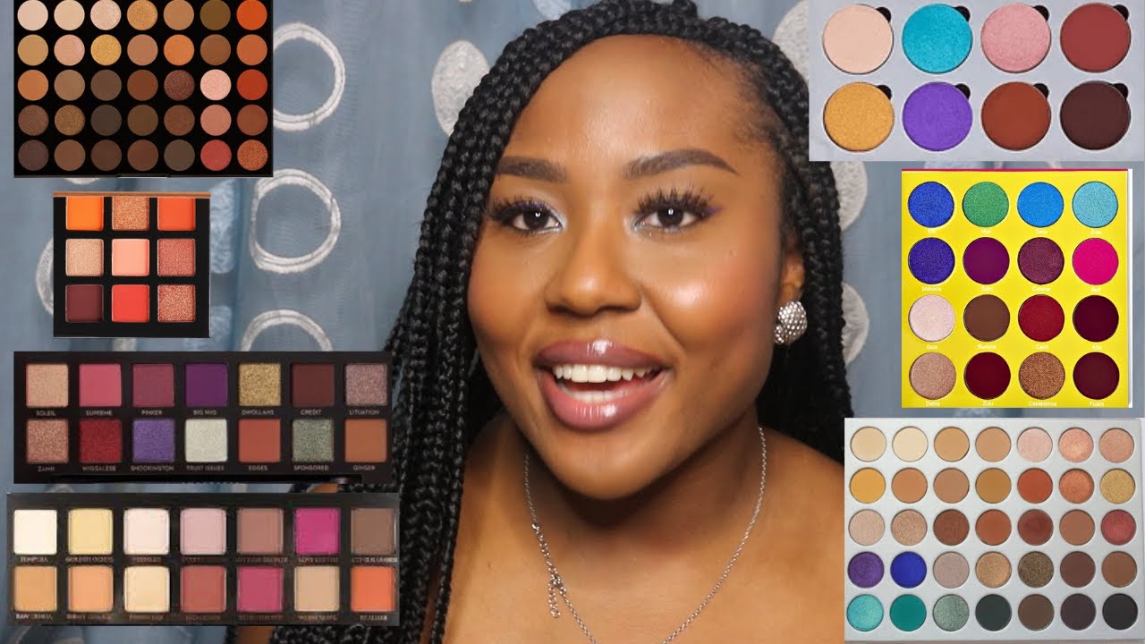 TOP EYESHADOW PALETTES BROWN, DARK SKIN AFFORDABLE & HIGHEND