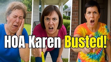HOA Karen Instant Karma Caught on Ring Cam! Crazy Neighbor Fails Compilation 2025 😂📹