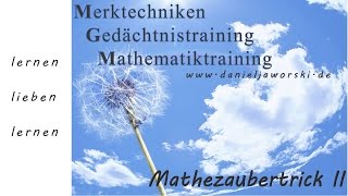 Vedische Mathematik Kassel - Mathezaubertrick 2 screenshot 5