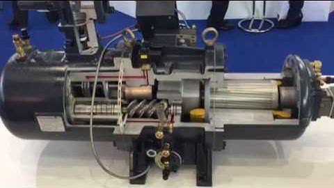 compressore semiermetico a vite hanbell || screw compressor hanbell