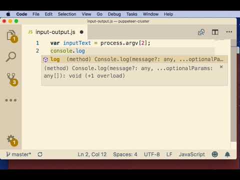 Learn NodeJS - Input Output