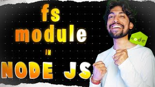 fs module & OS module in Node js in hindi | Lec 69 | @thecodethread