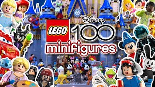 100 Disney LEGO Minifigures on the LEGO Disney 100 Castle